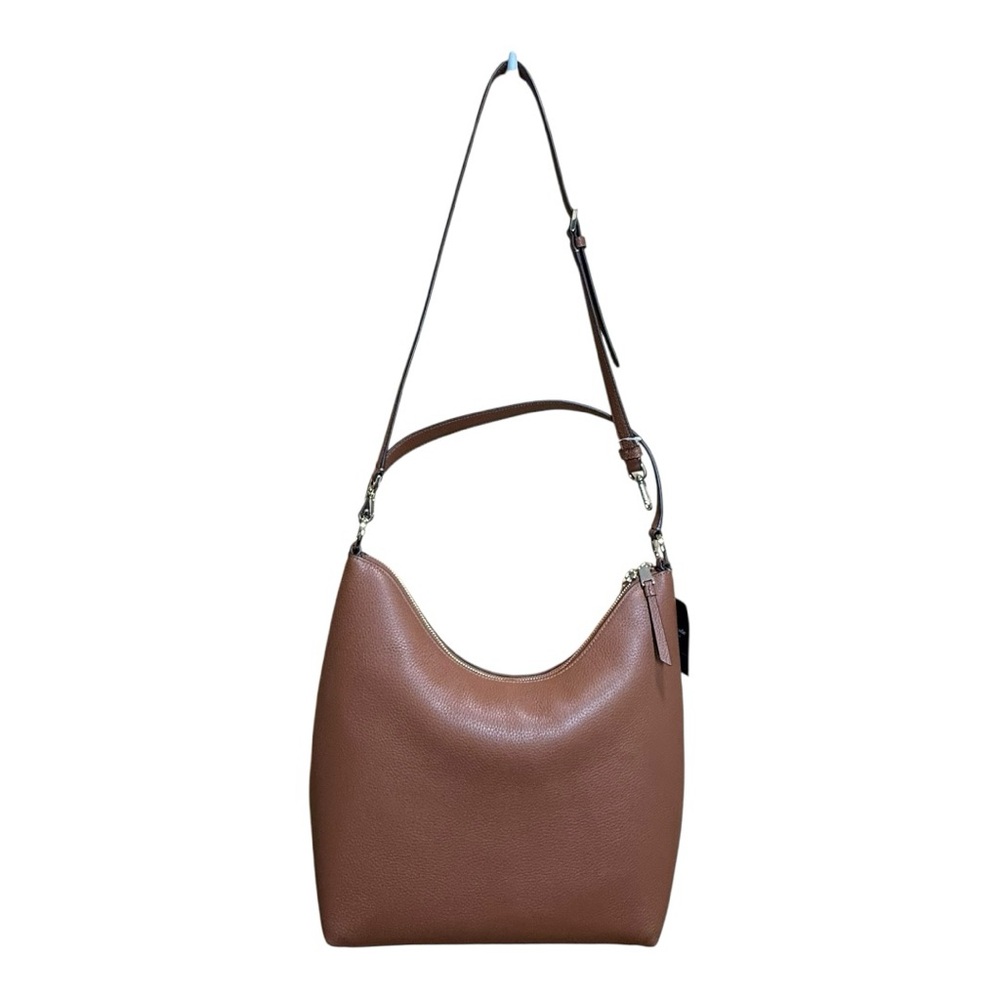 Kate Spade Zippy Pebbled Leather Shoulder Bag Warm Ginger K8140 NWT Crossbody - Picture 10 of 14